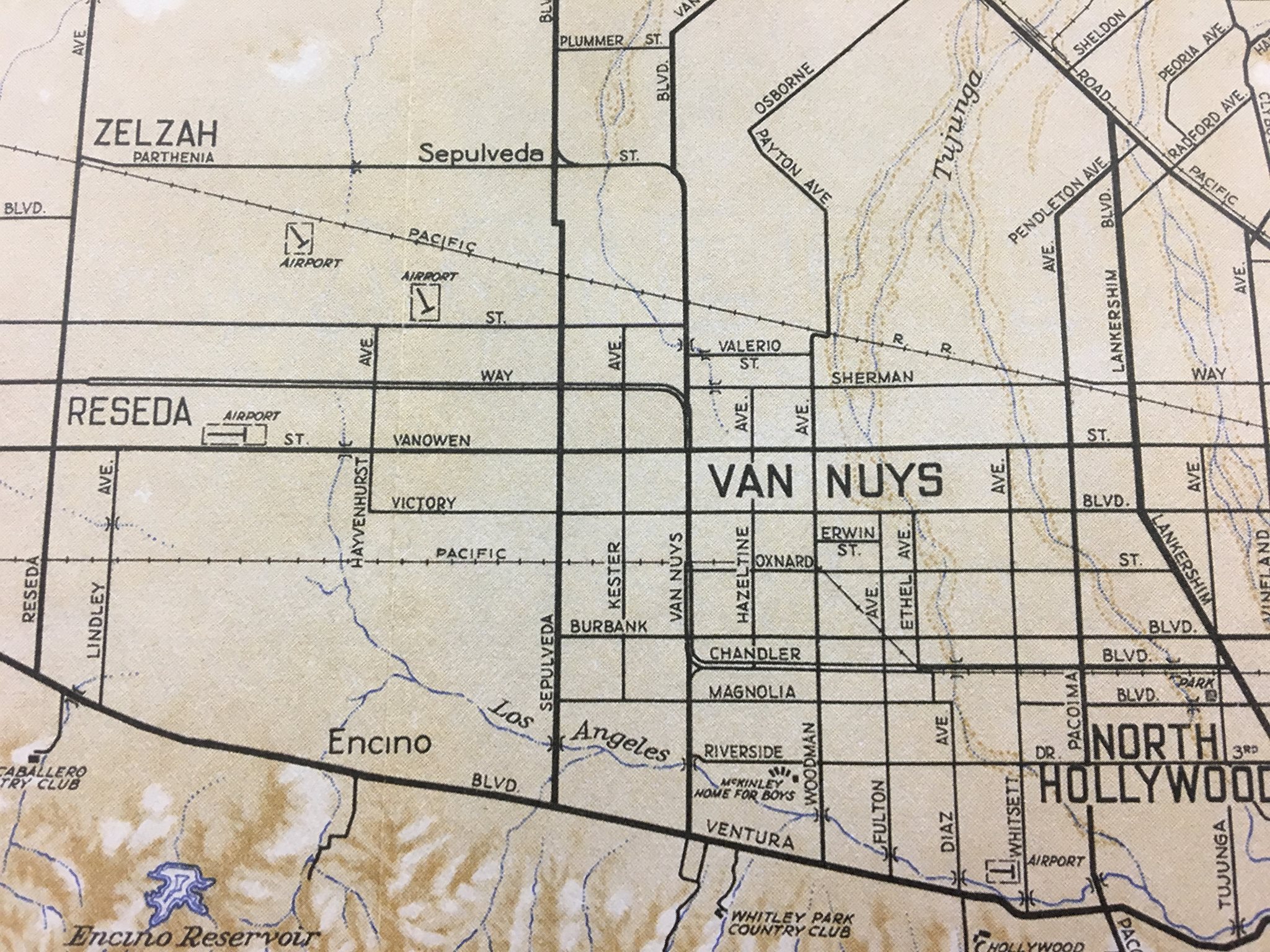 SFV Map 1930